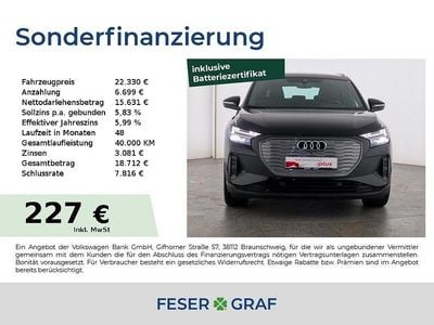 Gebraucht Audi Q4 e-tron Advanced 150 kW (204 PS) 2022 Mythosschwarz metallic SUV
