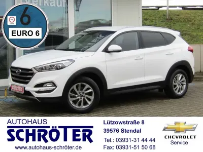 Gebraucht Hyundai Tucson Trend 177 PS (130 kW) 2015 Polar white SUV