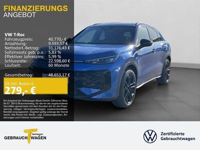 Neu VW T-Roc R-line 150 PS (110 kW) 2026 Blau SUV