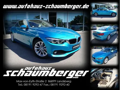 Gebraucht BMW 420 Cabriolet Sport Line 184 PS (135 kW) 2017 Blau Cabrio