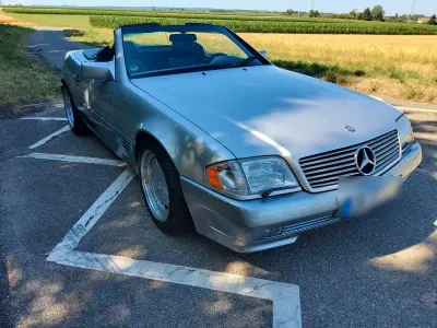 Gebraucht Mercedes SL500 320 PS (235 kW) 1994 Silber Cabrio