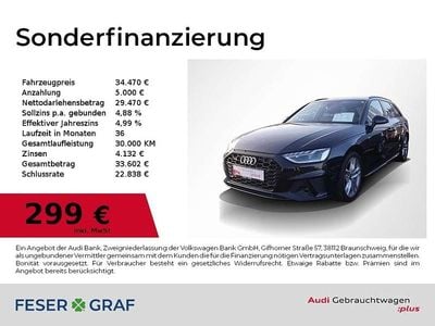 Second-hand Audi A4 S-Line 265 CP (194 kW) 2023 Negru Break