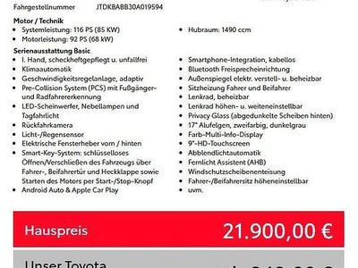 Gebraucht Toyota Yaris Cross Team 116 PS (85 kW) 2021 Rot SUV