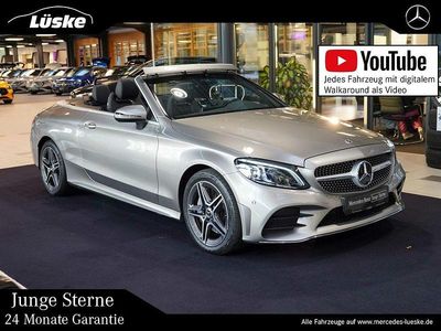 Mojavesilber Gebraucht 2021 Mercedes C300 AMG line Cabrio | 45.900 € (Teuer)