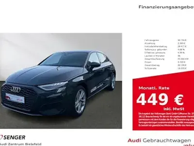 Brugt Audi A3 Ambiente 116 HK (85 kW) 2023 Grå Sedan