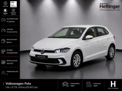 Gebraucht VW Polo Life 95 PS (69 kW) 2022 Weiß Kleinwagen