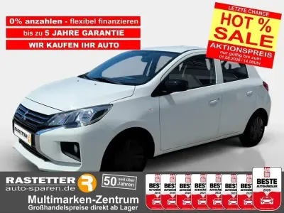 Gebraucht Mitsubishi Space Star 71 PS (52 kW) 2020 Weiß Kleinwagen