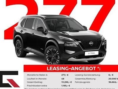 Neu Nissan X-Trail N-Connecta 204 PS (150 kW) 2026 Schwarz SUV