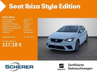 Second-hand Seat Ibiza Style 116 CP (85 kW) 2024 Alb Hatchback