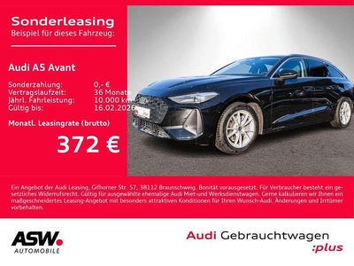 Mythosschwarz metallic Gebraucht 2025 Audi A5 Basis Kombi | 37.960 € (Superpreis)