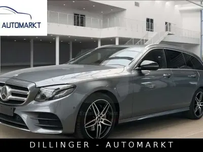 Gebraucht Mercedes E220 AMG line 194 PS (142 kW) 2018 Selenitgrau Kombi