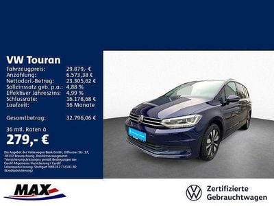 Blau Gebraucht 2023 VW Touran Move Van / Kleinbus | 29.879 € (Guter Preis)