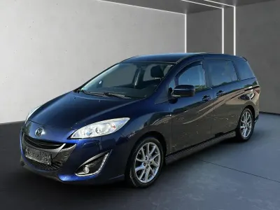 Gebraucht Mazda 5 Sports-Line 150 PS (110 kW) 2011 Blau Van / Kleinbus