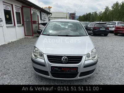 Gebraucht VW Polo Trendline 64 PS (47 kW) 2005 Silber Kleinwagen