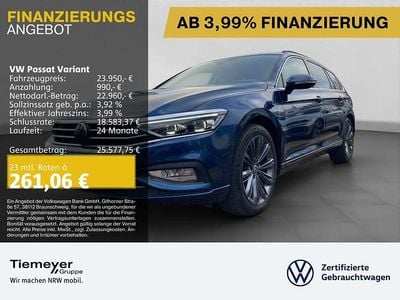 Blau Gebraucht 2023 VW Passat Business Kombi | 23.950 € (Guter Preis)
