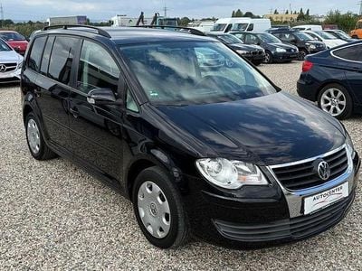 Gebraucht VW Touran Conceptline 140 PS (102 kW) 2009 Schwarz Van / Kleinbus
