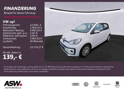Gebraucht VW up! move up! 65 PS (47 kW) 2021 Pure white Kleinwagen