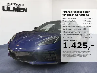 Neu Corvette Stingray 481 PS (353 kW) 2026 Violett Cabrio