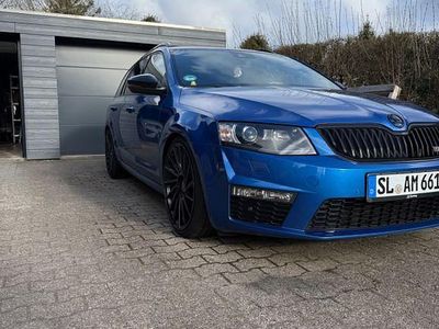 Gebraucht Skoda Octavia RS 220 PS (161 kW) 2015 Blau Kleinwagen