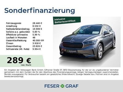 Graphite grau metallic Gebraucht 2022 Skoda Enyaq iV ecoSuite SUV | 28.440 € (Guter Preis)