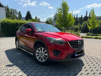 Gebraucht Mazda CX-5 Exclusive-Line 150 PS (110 kW) 2016 Rot SUV