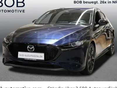Gebraucht Mazda 3 Homura-Line 140 PS (102 kW) 2025 Deep crystal blue (blau) Limousine
