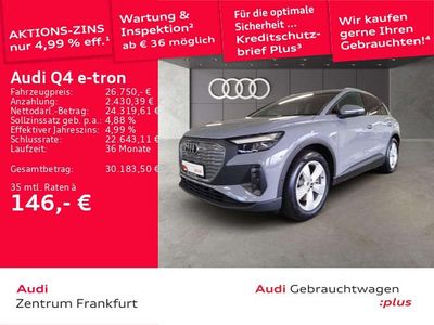 Gebraucht Audi Q4 e-tron Sport 150 kW (204 PS) 2022 Grau SUV