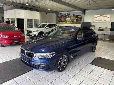 Usata BMW 540 Sport Line 340 CV (250 kW) 2017 Blu Station wagon