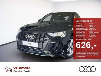 Neu Audi Q3 S-Line 150 PS (110 kW) 2025 Mythosschwarz SUV