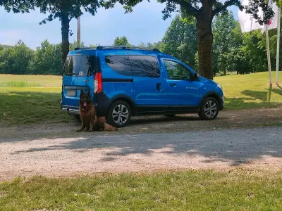 Gebraucht Dacia Dokker Stepway 115 PS (84 kW) 2017 Blau Van / Kleinbus