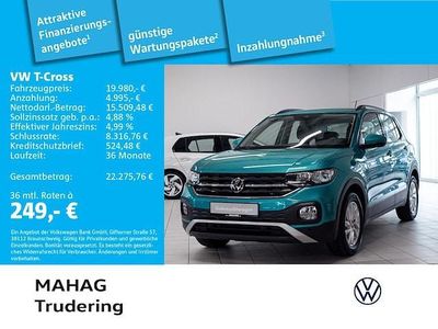 Gebraucht VW T-Cross Life 110 PS (80 kW) 2022 Blau SUV
