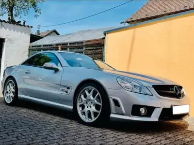 Gebraucht Mercedes SL500 AMG 306 PS (225 kW) 2002 Silber Cabrio