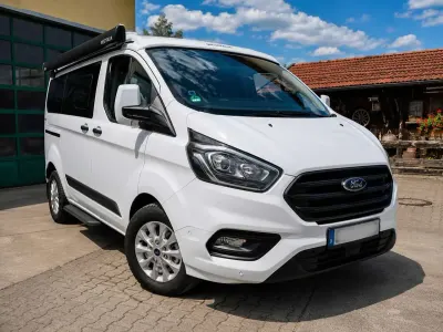 Gebraucht Ford Transit Custom Nugget 170 PS (125 kW) 2023 Weiß Van / Kleinbus