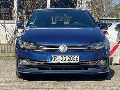 Second-hand VW Polo R-line 110 CP (80 kW) 2018 Albastru Berlinǎ