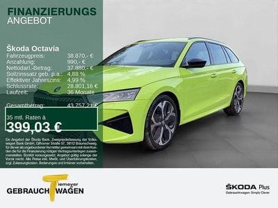 Neu Skoda Octavia RS 265 PS (194 kW) 2025 Grün Kombi