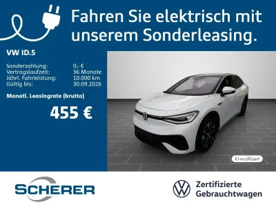 Gebraucht VW ID.5 Pro Performance 150 kW (204 PS) 2022 Gletscherweiß metallic (metallic) SUV
