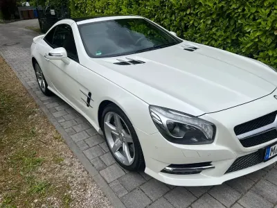 Gebraucht Mercedes SL350 AMG 306 PS (225 kW) 2015 Weiß Cabrio