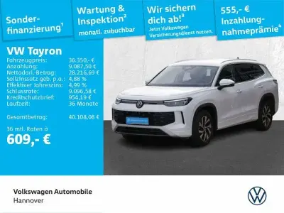 Gebraucht VW Tayron Life 150 PS (110 kW) 2025 Oryxweiß perlmutteffekt SUV