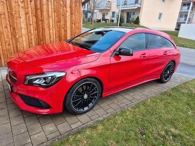 Rot Gebraucht 2016 Mercedes CLA250 Shooting Brake AMG line Kombi | 14.900 € (Fairer Preis)