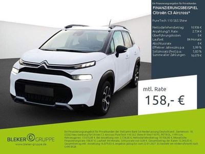 Lack weiss banquise/typ aussenverkleidung spiegel flach standard Gebraucht 2023 Citroën C3 Aircross Shine SUV | 13.670 € (Fairer Preis)