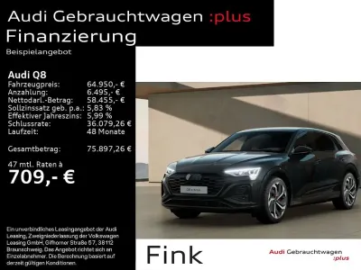 Gebraucht Audi Q8 e-tron S-Line 300 kW (408 PS) 2024 Daytonagrau perleffekt SUV