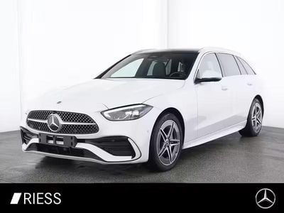Gebraucht Mercedes C300e AMG 197 PS (144 kW) 2024 Manufaktur opalithweiß bright Kombi