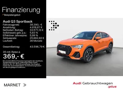 Gebraucht Audi Q3 Sportback S-Line 200 PS (147 kW) 2023 Orange SUV