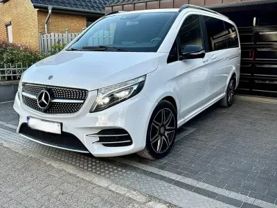Gebraucht Mercedes V250 AMG line 2017 Weiß Van / Kleinbus