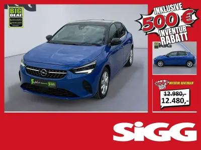 Gebraucht Opel Corsa Elegance 101 PS (74 kW) 2023 Perl blau/voltaik blau Kleinwagen