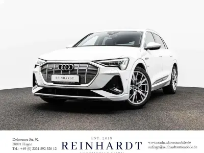 Gebraucht Audi e-tron S-Line 300 kW (408 PS) 2023 Gletscherweiß metallic SUV