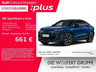 Gebraucht Audi Q6 Sportback e-tron Performance 225 kW (306 PS) 2025 Ascariblau metallic SUV