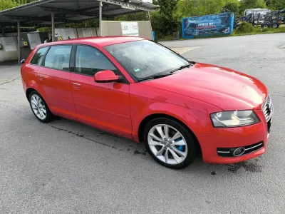 Usata Audi A3 Sport 140 CV (102 kW) 2011 Rosso Utilitaria
