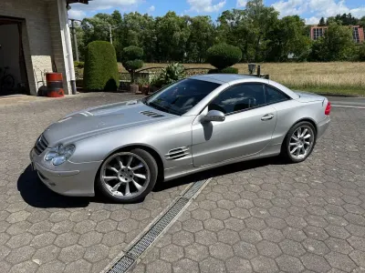 Gebraucht Mercedes SL500 306 PS (225 kW) 2001 Silber Cabrio