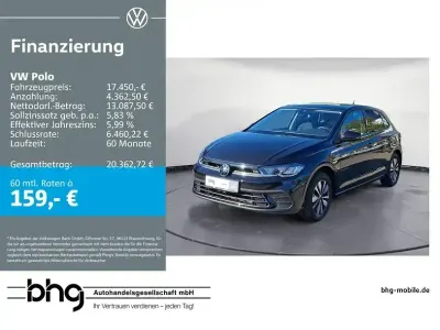 Gebraucht VW Polo Move 110 PS (80 kW) 2023 Deep black perleffekt Kleinwagen